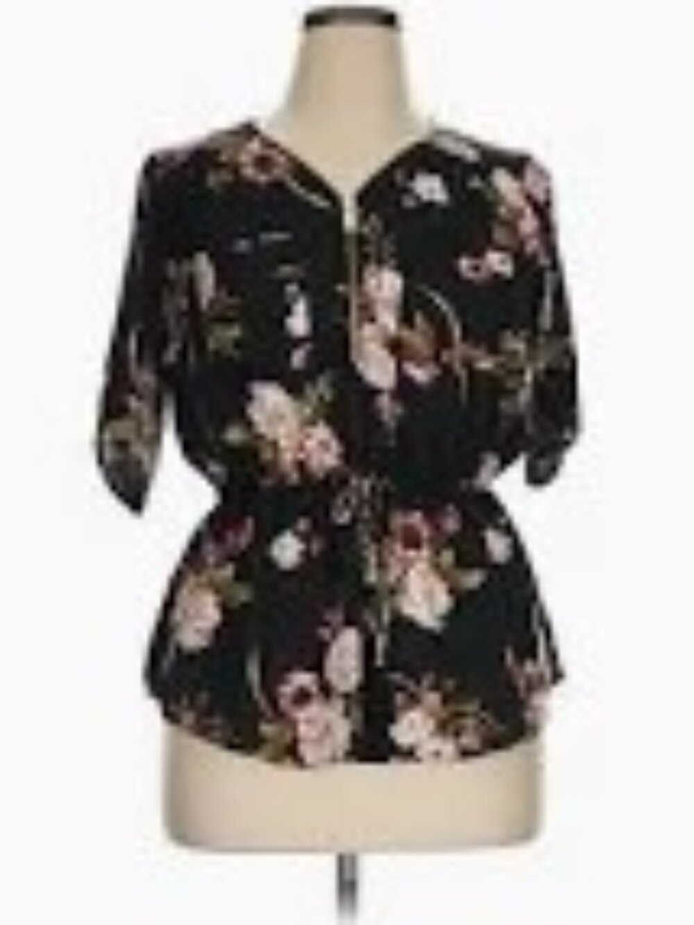 J for justify blouse floral polka dots